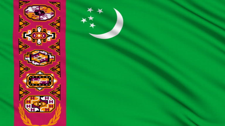 National Flag of Turkmenistan | Turkmenistan Flag Meaning,Picture and ...
